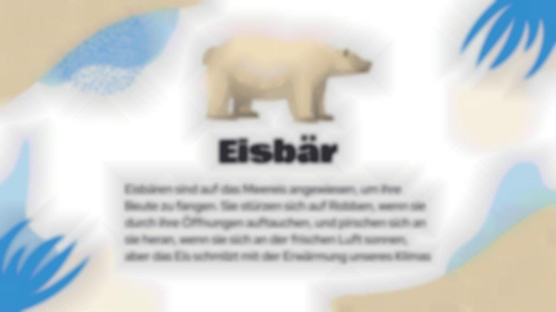 Achtung, gefährdete Tiere! Präsentationsvorlage