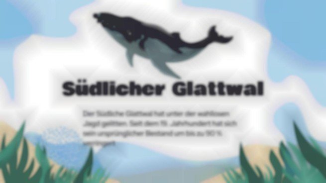 Achtung, gefährdete Tiere! Präsentationsvorlage