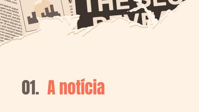 Modelo de apresentação Estrutura da notícia