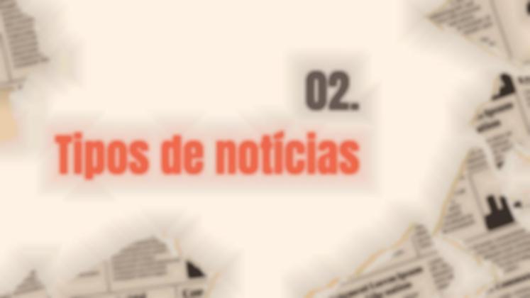 Modelo de apresentação Estrutura da notícia