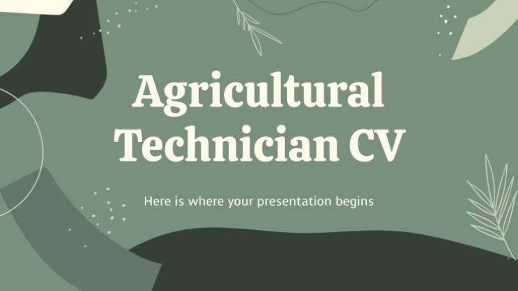 Agricultural Technician CV