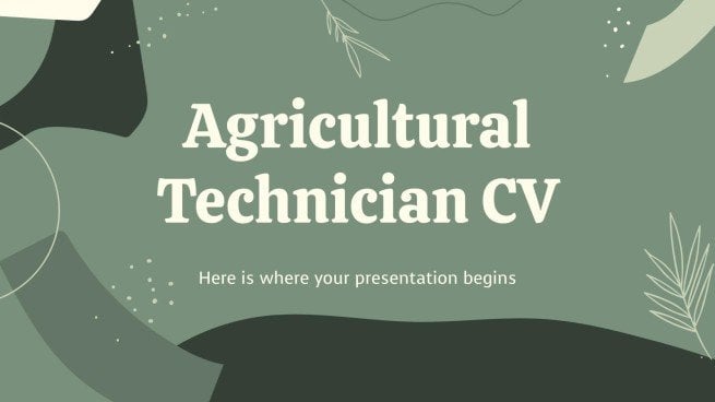 CV de technicien agricole Modèles de présentation