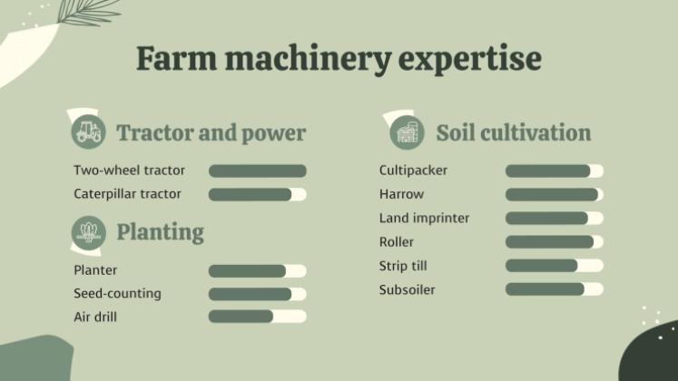 CV de technicien agricole Modèles de présentation