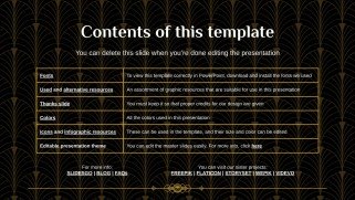 1930s presentation template 