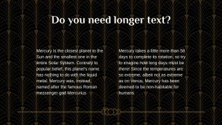 1930s presentation template 