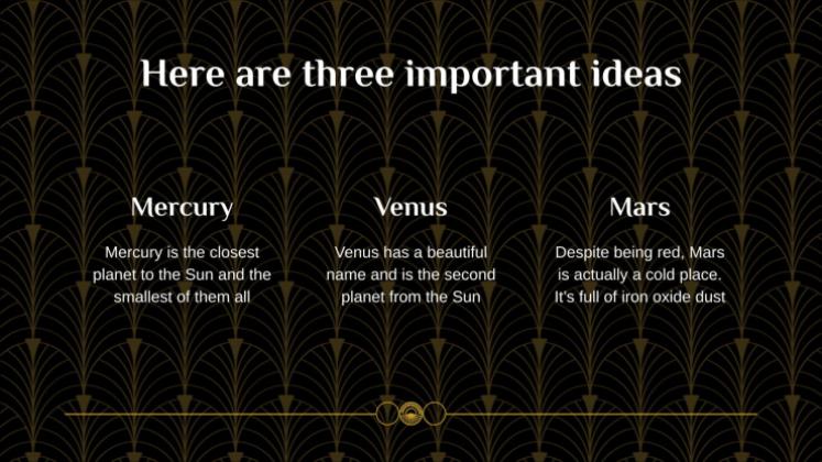 1930s presentation template 