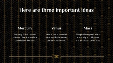 1930s presentation template 