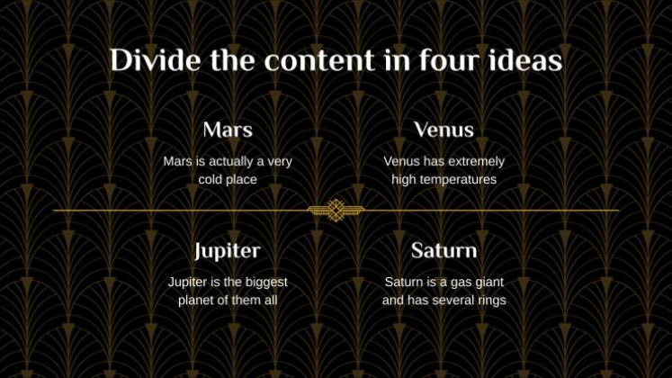 1930s presentation template 