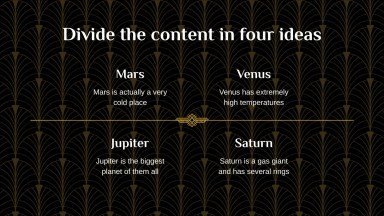 1930s presentation template 