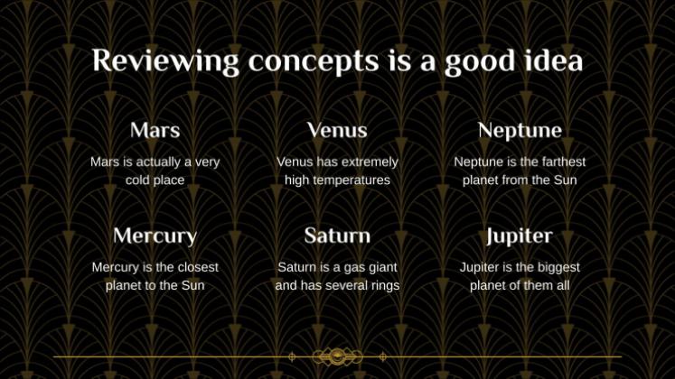 1930s presentation template 