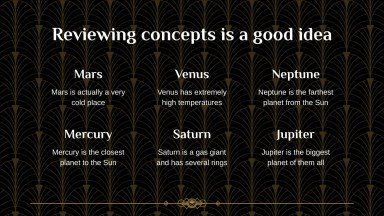 1930s presentation template 