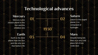 1930s presentation template 