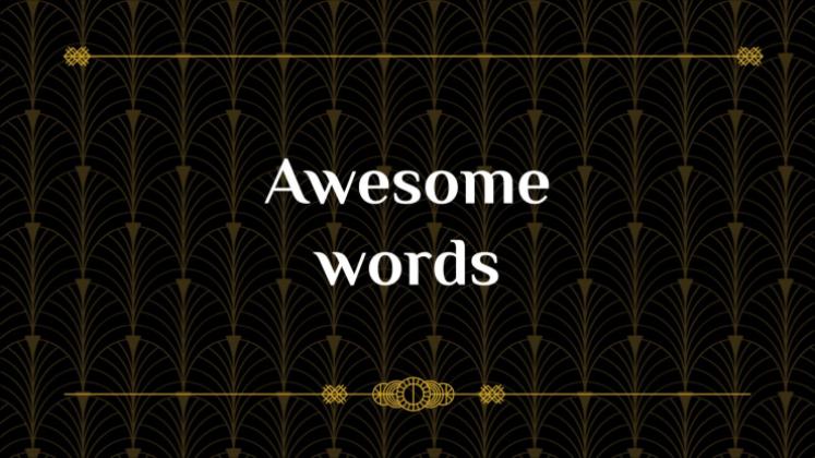 1930s presentation template 