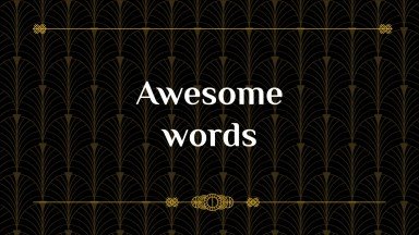 1930s presentation template 