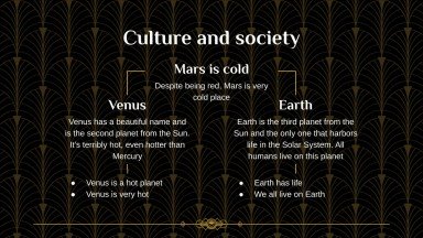 1930s presentation template 