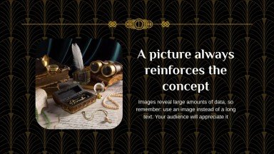 1930s presentation template 