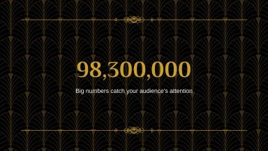 1930s presentation template 