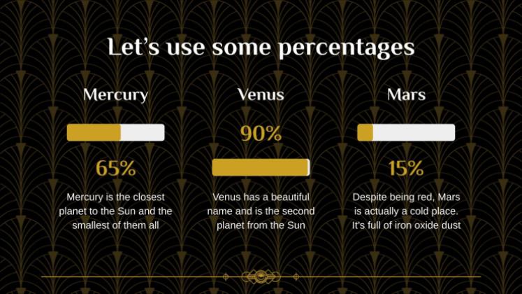 1930s presentation template 