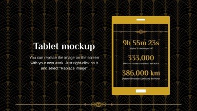 1930s presentation template 