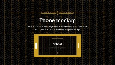 1930s presentation template 