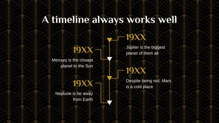 1930s presentation template 