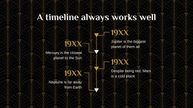 1930s presentation template 