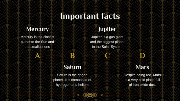 1930s presentation template 