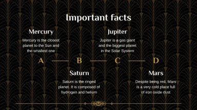 1930s presentation template 