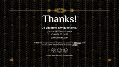 1930s presentation template 