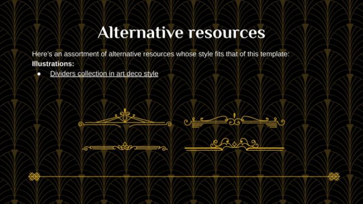 1930s presentation template 