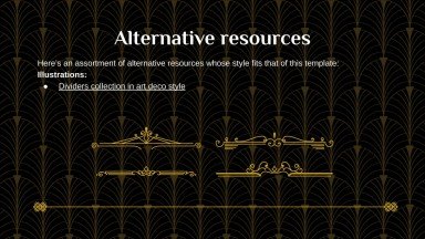 1930s presentation template 