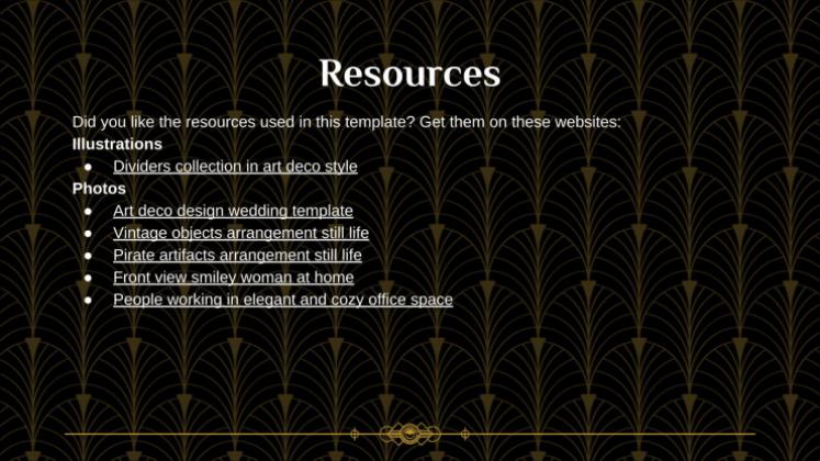 1930s presentation template 