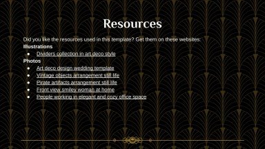 1930s presentation template 