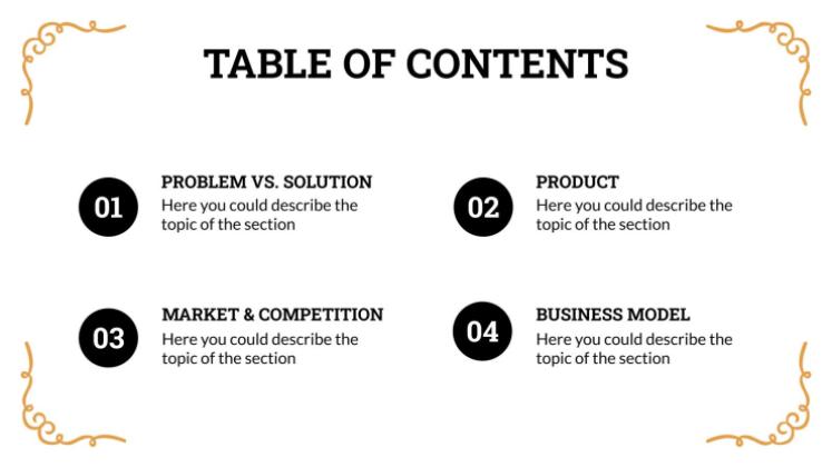 술집 피치 데크 채택하기 프레젠테이션 템플릿
