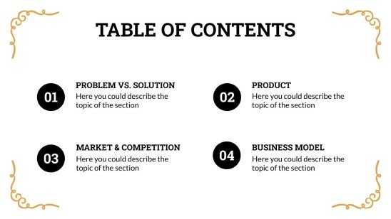 술집 피치 데크 채택하기 프레젠테이션 템플릿