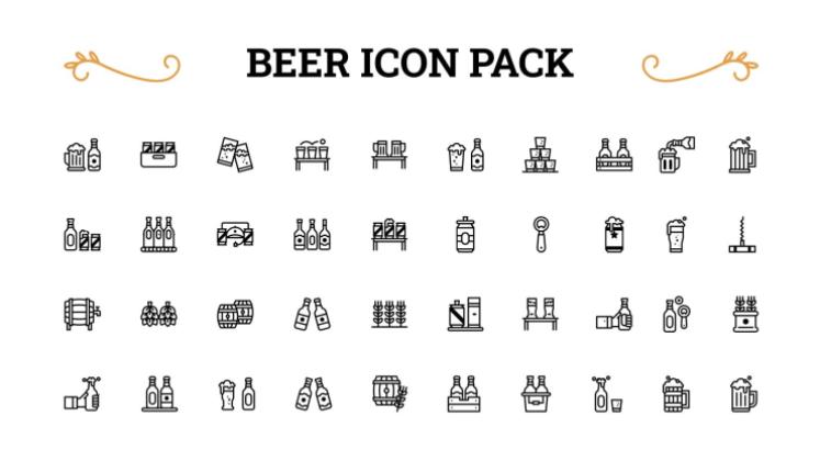 술집 피치 데크 채택하기 프레젠테이션 템플릿