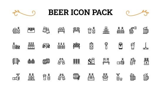 술집 피치 데크 채택하기 프레젠테이션 템플릿