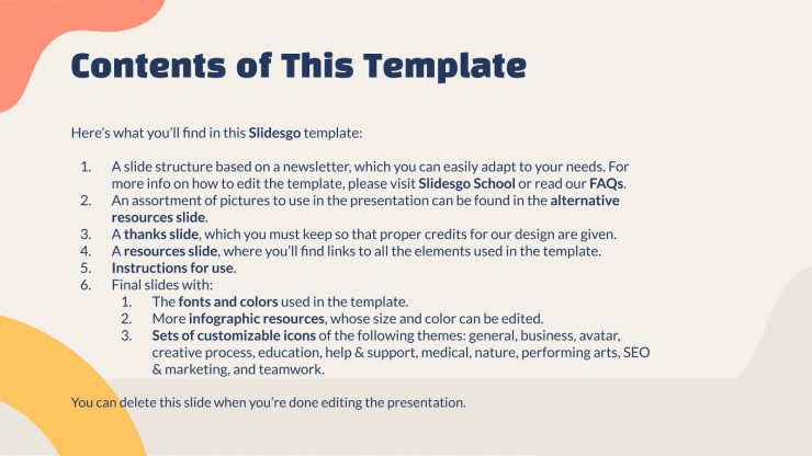 Teacher Newsletter presentation template
