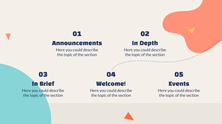 Teacher Newsletter presentation template