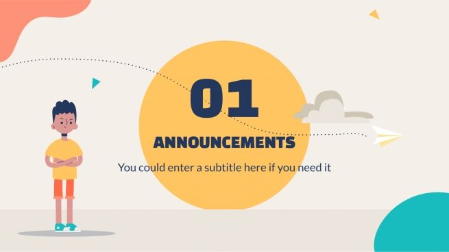 Modelo de apresentação Newsletter para docentes