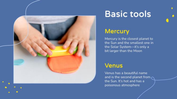 Faune marine en pâte à modeler pour les maternelles Modèles de présentation