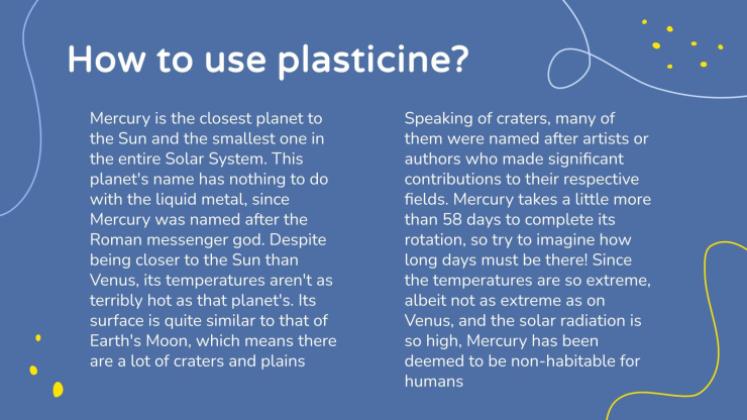 Faune marine en pâte à modeler pour les maternelles Modèles de présentation