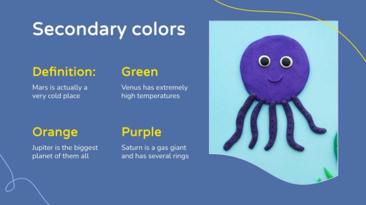 Faune marine en pâte à modeler pour les maternelles Modèles de présentation