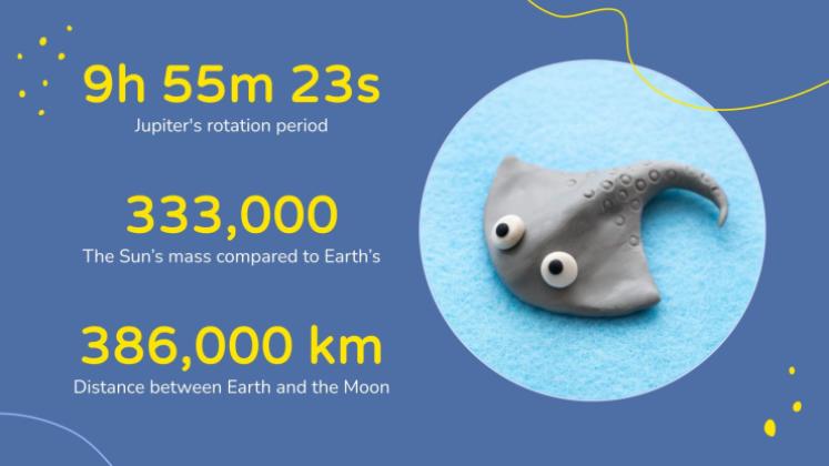 Faune marine en pâte à modeler pour les maternelles Modèles de présentation
