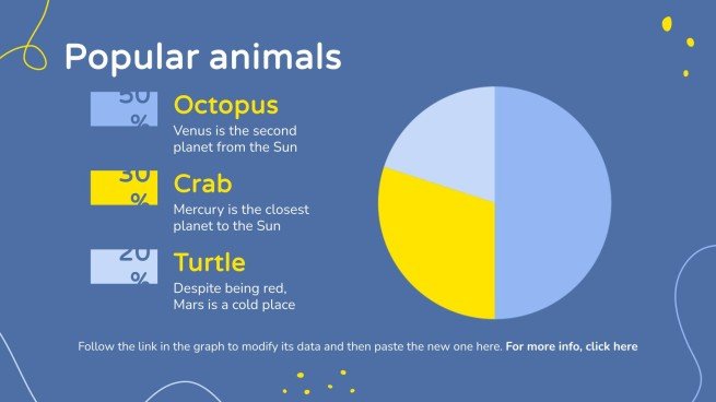 Faune marine en pâte à modeler pour les maternelles Modèles de présentation