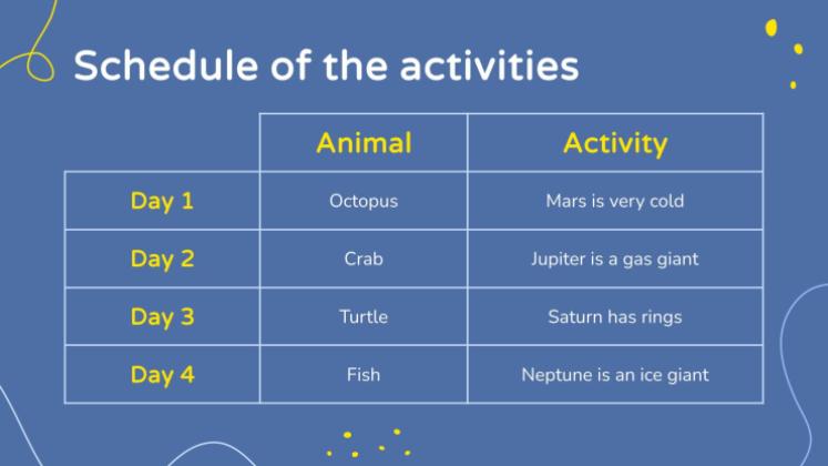 Faune marine en pâte à modeler pour les maternelles Modèles de présentation