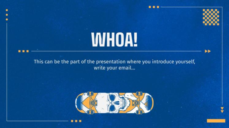 Mises à jour des produits de skate Modèles de présentation