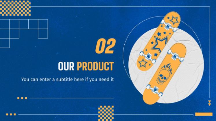 Mises à jour des produits de skate Modèles de présentation