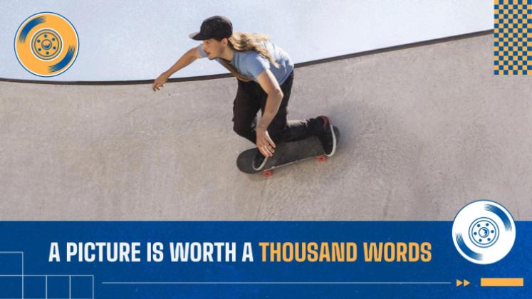 Mises à jour des produits de skate Modèles de présentation