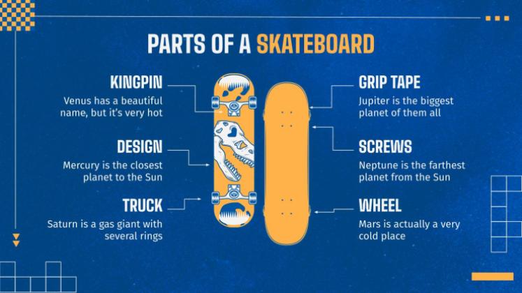 Mises à jour des produits de skate Modèles de présentation